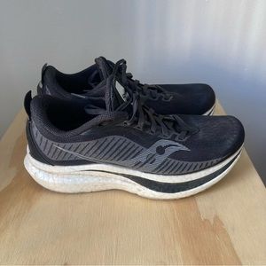 Saucony Endorphin Speed 2 Sz 8.5 Womens Black Shadow White Running Sneakers